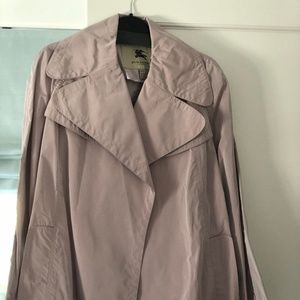 Burberry London Iridescent Purple Short Trench